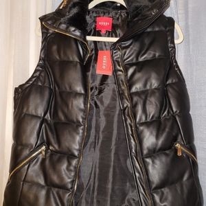 Womens Guess Puffer Vest